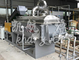 永琪车业订购凯航干燥20平方电镀污泥桨叶干燥机